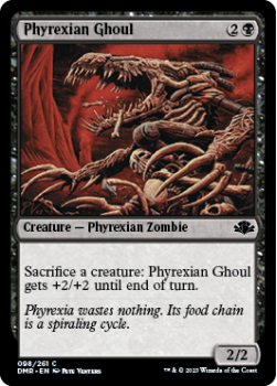Phyrexian Ghoul single card from Magic the Gathering
