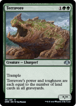 Terravore single card from Magic the Gathering