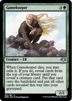 Gamekeeper single card from Magic the Gathering
