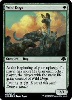 Wild Dogs single card from Magic the Gathering