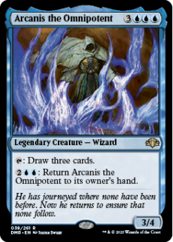 Arcanis the Omnipotent single card from Magic the Gathering