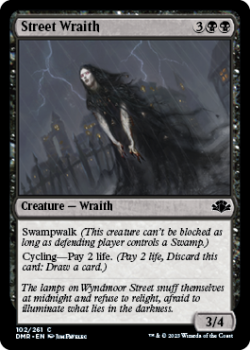 Street Wraith single card from Magic the Gathering