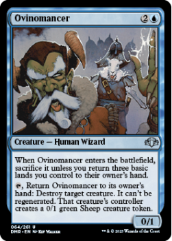 Ovinomancer single card from Magic the Gathering