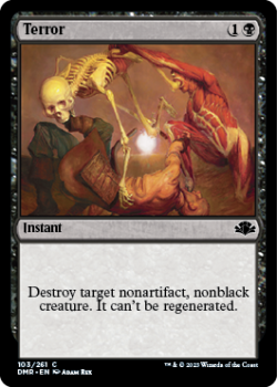 Terror single card from Magic the Gathering