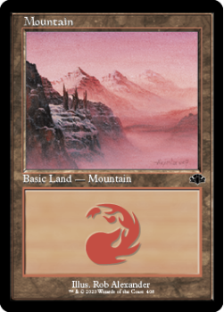 Mountain single card from Magic the Gathering