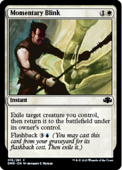 Momentary Blink single card from Magic the Gathering