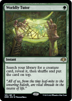Worldly Tutor single card from Magic the Gathering