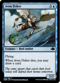 Aven Fisher single card from Magic the Gathering