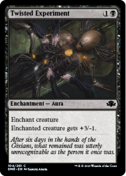 Twisted Experiment single card from Magic the Gathering