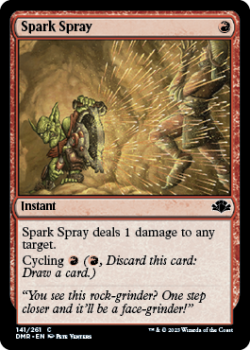 Spark Spray single card from Magic the Gathering