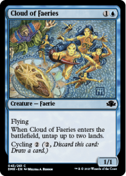 Cloud of Faeries single card from Magic the Gathering