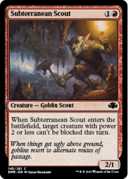 Subterranean Scout single card from Magic the Gathering