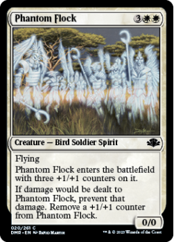 Phantom Flock single card from Magic the Gathering