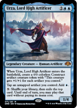 Urza, Lord High Artificer single card from Magic the Gathering