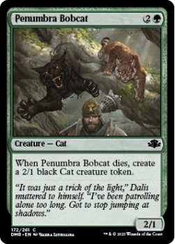 Penumbra Bobcat single card from Magic the Gathering