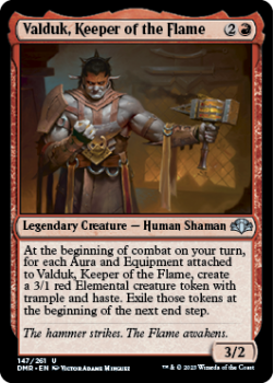 Valduk, Keeper of the Flame single card from Magic the Gathering