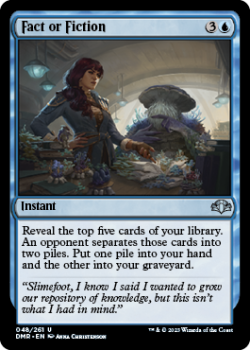 Fact or Fiction single card from Magic the Gathering