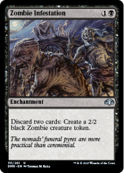 Zombie Infestation single card from Magic the Gathering