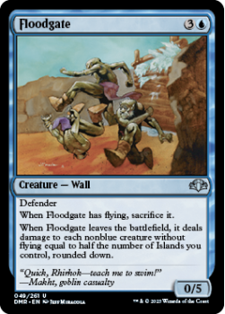 Floodgate single card from Magic the Gathering