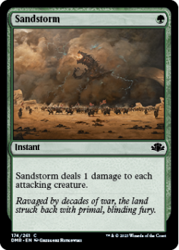 Sandstorm single card from Magic the Gathering