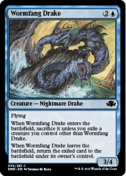 Wormfang Drake single card from Magic the Gathering