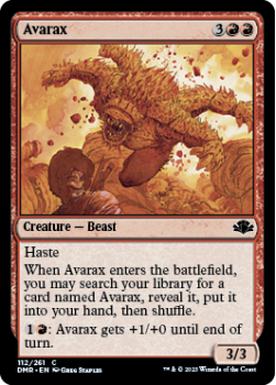 Avarax single card from Magic the Gathering