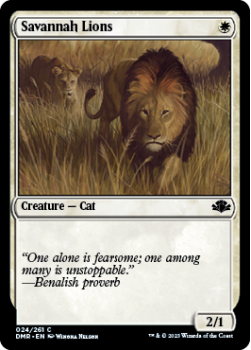 Savannah Lions single card from Magic the Gathering