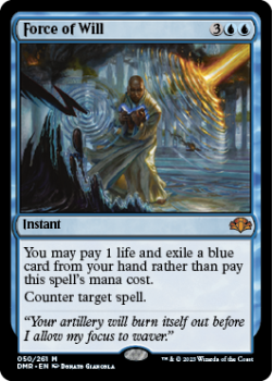 Force of Will single card from Magic the Gathering