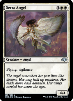 Serra Angel single card from Magic the Gathering