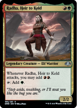 Radha, Heir to Keld single card from Magic the Gathering
