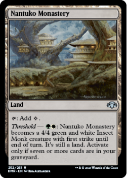 Nantuko Monastery single card from Magic the Gathering
