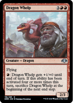 Dragon Whelp single card from Magic the Gathering