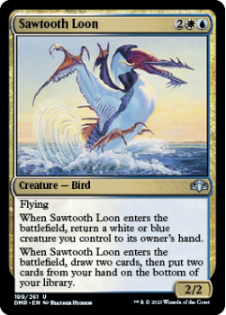 Sawtooth Loon single card from Magic the Gathering