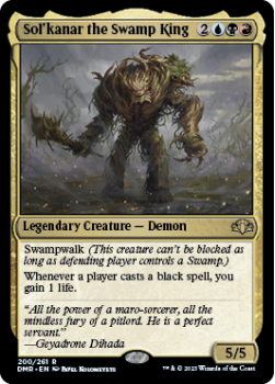 Sol'kanar the Swamp King single card from Magic the Gathering