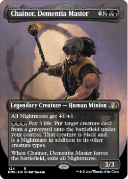 Chainer, Dementia Master (BORDERLESS) single card from Magic the Gathering