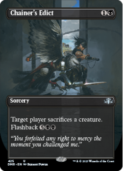 Chainer's Edict (BORDERLESS) single card from Magic the Gathering