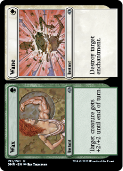 Wax // Wane single card from Magic the Gathering