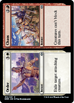 Order // Chaos single card from Magic the Gathering