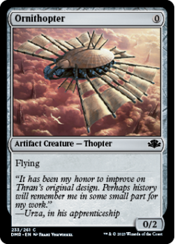Ornithopter single card from Magic the Gathering