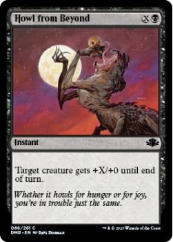 Howl from Beyond single card from Magic the Gathering