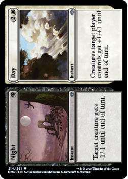 Night // Day single card from Magic the Gathering