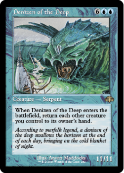Denizen of the Deep (RETRO) single card from Magic the Gathering