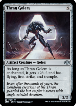 Thran Golem single card from Magic the Gathering