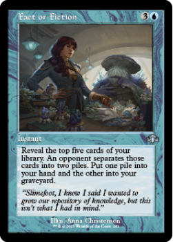 Fact or Fiction (RETRO) single card from Magic the Gathering