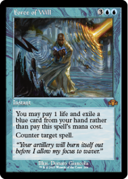 Force of Will (RETRO) single card from Magic the Gathering