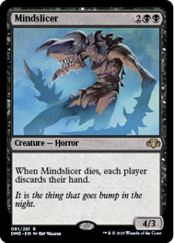 Mindslicer single card from Magic the Gathering