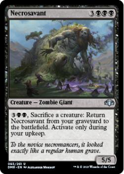 Necrosavant single card from Magic the Gathering