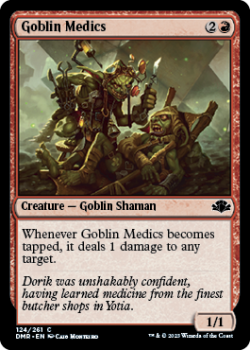 Goblin Medics single card from Magic the Gathering