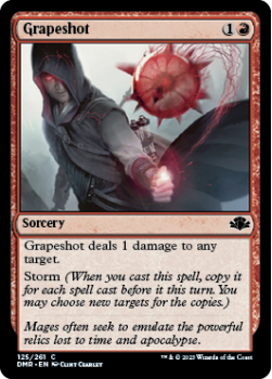 Grapeshot single card from Magic the Gathering