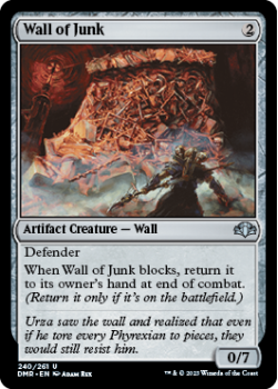 Wall of Junk single card from Magic the Gathering